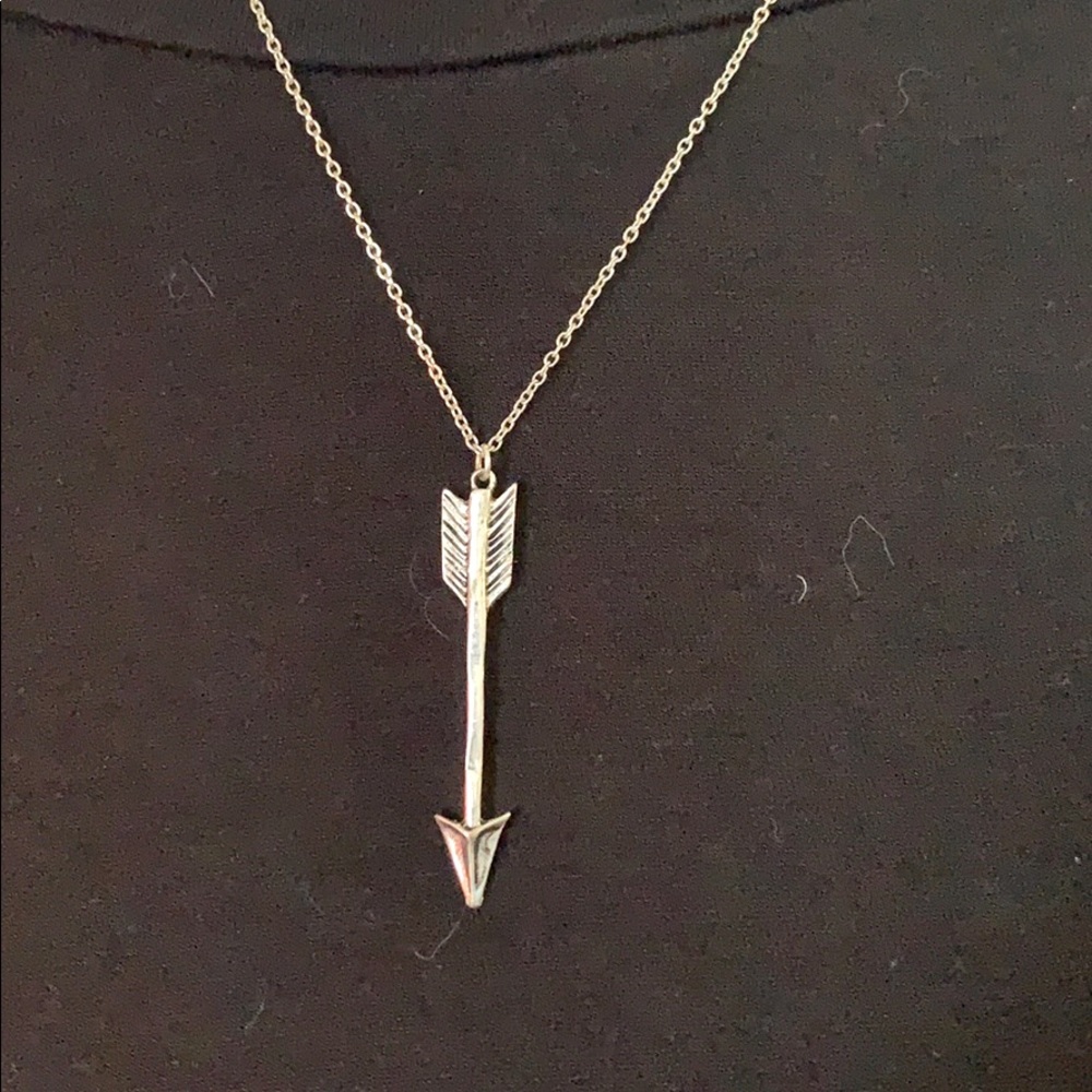 Silver Arrow necklace